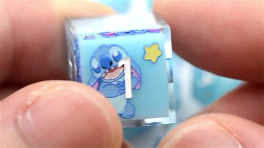 Alien cutie dog dice - Hand made V002