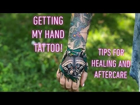 All About my Hand Tattoo! Pain, Healing + Aftercare// missalannanielsen