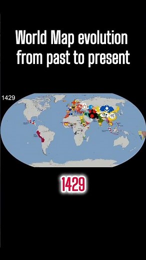 World map flags evolutions #geography #history