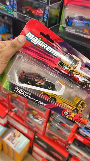 Toyota Supra JZA80 meets insane detailing with this Majorette Transporter set 🔥