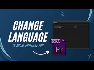 How to Change Language in Adobe Premiere Pro 2024