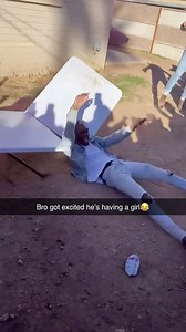 His backs got to hurt😭😭 #genderreveal | Jonahthan Mitchell