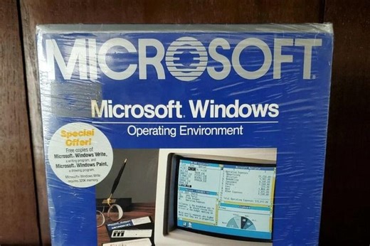 Bộ ảnh ngược dòng thời gian 40 năm tròn của hệ điều hành Windows