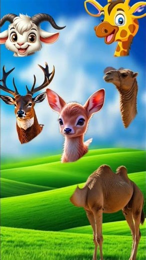 Funny Camel Cartoon Adventures #cow #animation #cartoon #disney #puzzle #funny #trending #animals