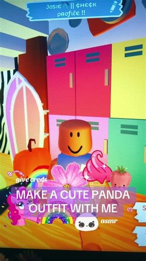 make a cute panda outfit with me!! | give me quality tips | looking for moots || tags: #adoptme #adoptmeroblox #preppyadoptme #adoptmeoutfits #adoptmepets