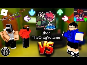 Roblox | Basically FNF - 3Hot - Wii Funkin' V3 (Kinger Souls & Matt VS B-Train)