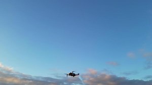 Drone is Flying at a High Altitude over Luton City of England During Sunset Time, Luton, England UK. Feb 24th, 2024