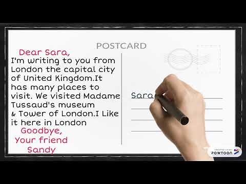 How to write a Postcard