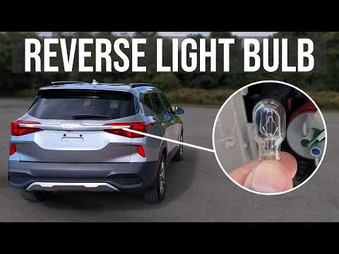 How to Replace Reverse Light Bulb - Kia Seltos (2021-2023)