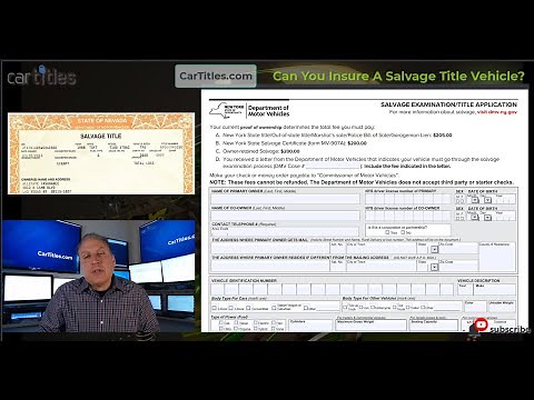 Can You Insure A Salvage Title?