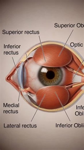 ‏How the human eye muscles work 3D Animation #3dmedico #medical #health