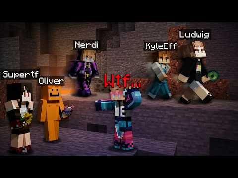 Minecraft speedrun races but these noobs are sabotaging me