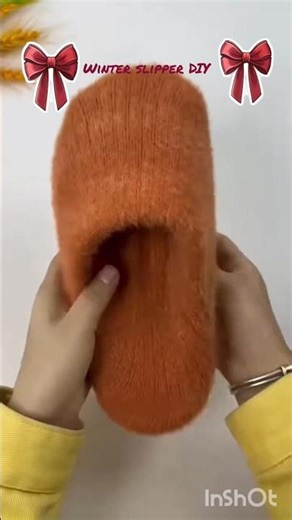 winter slipper DIY