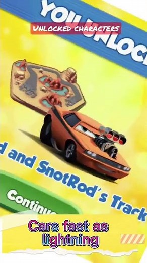 Cars fast as lightning | unlocked characters