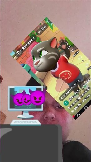 the computer said Tom have a scream of death #funny#talkingangela2newupdate2023