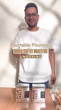 Subko Coffee Roasters Pourtable Pourovers - Best Instant Coffee Alternative? (Unboxing & Review)