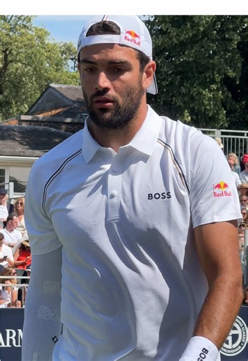Matteo Berrettini at the Giorgio Armani Tennis Classic