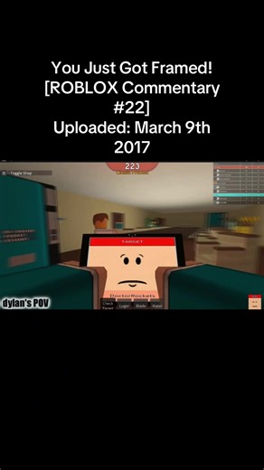 You Just Got Framed! [ROBLOX Commentary # 22] Uploaded: March 9th 2017 #2017 #roblox #oldroblox #commentary #nostalgia