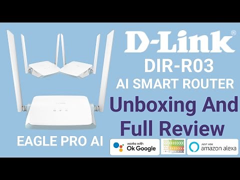 D-Link R03 N300 Eagle Pro Ai Smart Router Unboxing and Review |D-Link R03 Eagle Pro Ai Setup