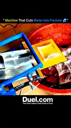 SCIENCE | FACTS | BEYOND | HISTORY | on Instagram: "Machine that cuts water into packets! 💦✨ Using high-speed sealing and precise dosing, this packaging technology turns flowing water into perfectly measured sachets. Ideal for disaster relief, travel, and portable hydration — it’s engineering that makes water easier to share and store. Smart, sustainable, and satisfying to watch! ⚙️♻️ #facts #knowledge #didyouknow #innovation #technology #engineering #fyp #reels #WaterPackaging #SustainableTech