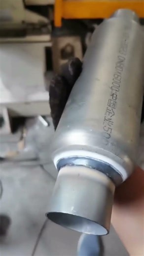 Automated robot welding for general exhaust pipe