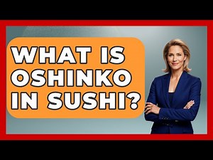 What Is Oshinko In Sushi? - Japan Past and Present
