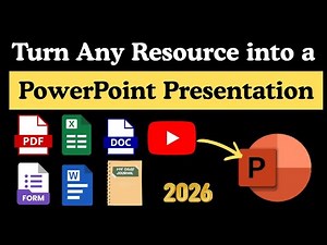 How to Create PowerPoint Presentations from Any Content Using AI | 2026