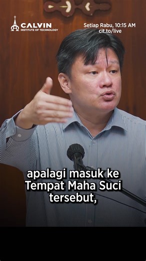 𝗟𝗜𝗙𝗘 𝗔𝗧 𝗖𝗔𝗟𝗩𝗜𝗡 | 𝗖𝗛𝗔𝗣𝗘𝗟 Rabu, 27 Agustus 2025 "Hanya Kristus satu-satunya perantara keselamatan manusia" Pdt. David Tong, Ph.D., Ph.D. Rektor Calvin Institute of Technology "Solus Christus dan Keselamatan (1)." Soli Deo Gloria✨🙏 #CalvinInstituteofTechnology #CIT #RedeemingLives #RedeemedToRenew #GodsPeoleforGodsGlory #CalvinWeeklyChapel | Calvin Institute of Technology