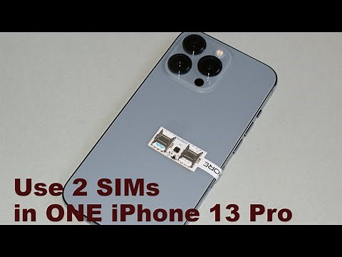 iPhone 13 Pro DUAL SIM Transformer 2 SIM Adapter SIMore Speed Xi Twin 13 Pro