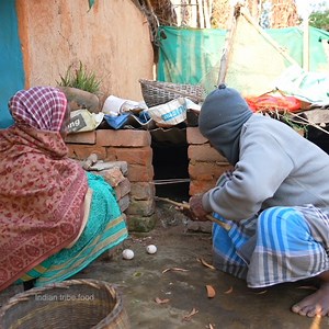 HOUSE PET DUCK EGG COLLECTING | DESI EGG COOKING | | Indian tribe food
