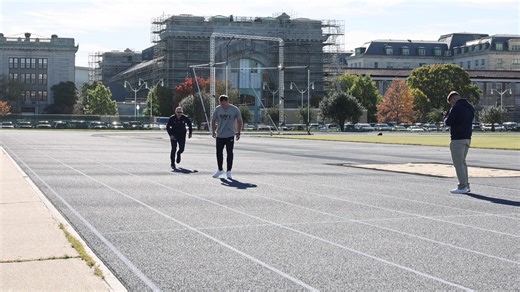 6.8K views · 185 reactions | On Saturday, Navy track and field hosted athletes, staff and administrators to celebrate the completion of the $1.4 million renovation of Ingram Field, the Mids' famed outdoor facility. Hear from Track and Field Director Jamie Cook along with new Athletic Director Michael Kelly about what this project signals for the future of the program and Navy athletics as a whole. | Navy Athletics | Facebook