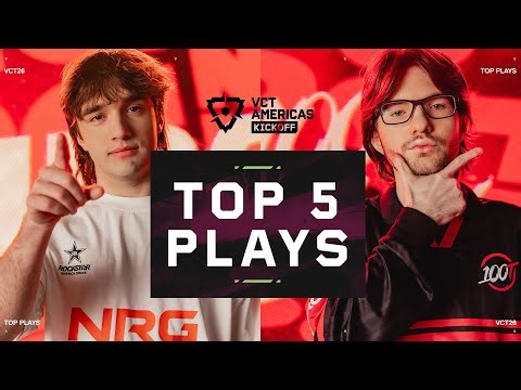 Top 5 Plays | VCT Americas Kickoff Week 1