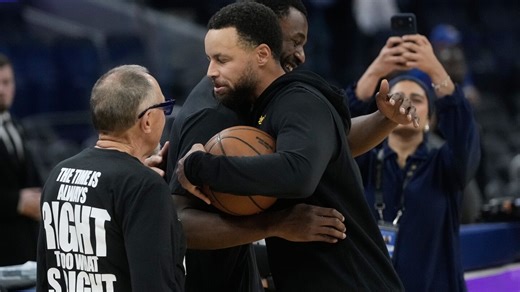 Andrew Wiggins receives warm welcome from Warriors in return to Chase Center with Heat