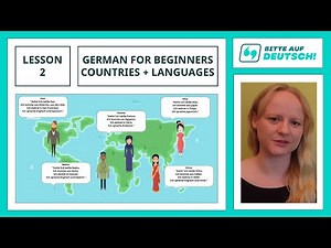 Conversational German for Beginners (A1-A2) - Lesson 2: Countries And Languages, Regular Verbs
