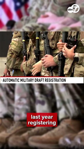 Automatic registration for US military draft begins in DECEMBER