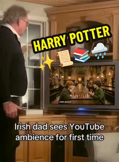 The Channel is ASMR WEEKLY on youtube ▶️ You will find many Ambient & Music videos that will take you to magical worlds like Harry Potter ✨ #hogwarts #harrypotter #hogwartslegacy #ambient #asmr If you enjoy reading or studying with the cozy sounds of a fireplace or rain, then ambience videos are for you ♥️ If you love Harry Potter you can visit almost every part of Hogwarts right now 📜✨! ▶️ Dad reacts to harry potter ambience video on youtube.