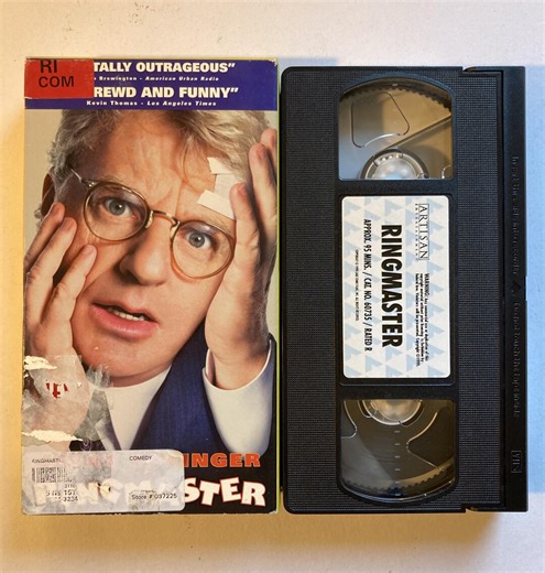 Ringmaster VHS Tape Jerry Springer Jaime Pressly 90s Nostalgia - Etsy Australia