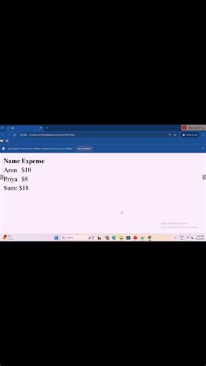 TABLE (colspan)#shorts#viral#webdesigningseries#mostimportant#mergecolumn#colspan#exam#olevel#table