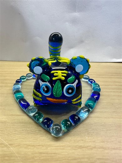 Handmade Lucky Tiger Glass Figurines Hand Blown Glass Sculptures Gift for Her Colorful Animal Sculptures Birthday Gift Decor - Etsy