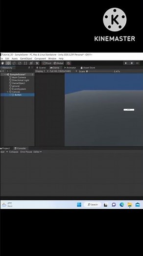 How to Add a Button in Unity | Tutorial |