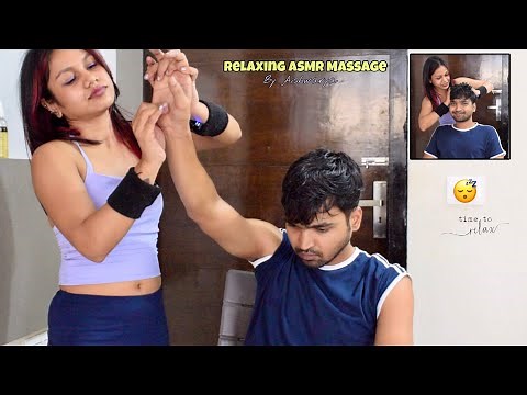 The Best Relaxing ASMR Head Massage By Aishwarya | Neck, Hands and Back | PureMassage