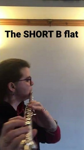 The SHORT Bb - Flute fingering for the note B flat. #learn flute
