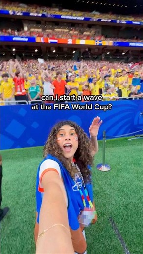 Can I Start a Wave at the FIFA World Cup? 🌊⚽️🏆 #ad #FIFAWorldCup