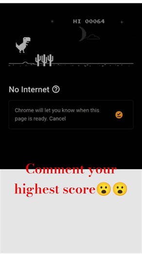 Dino game chrome unlimited score