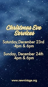 Christmas Eve Services at New Vintage 🎄 | New Vintage Church