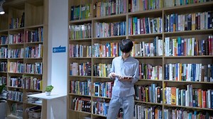 Reading List At Library, Library, Book. Free Stock Video