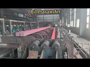 How Steel Billets Are Transported in a Steel Plant – Continuous Casting Process