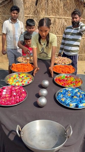 Funny challenge Special thali win imarti vs biscuit #game #shorts #video ￼