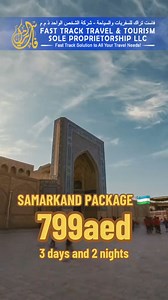 Explore the beauty of Samarkand, Uzbekistan  #uzbekistan #samarkand #travellife #travelgram | Fast Track Travel and Tourism | Facebook