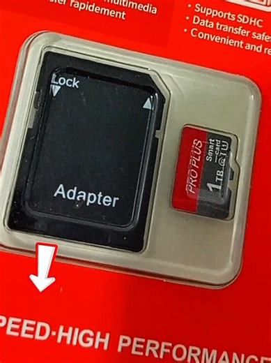 Tarjeta de almacenamiento de 1TB #microsd #microsdcard #tarjetadememoria #almacenamientolleno